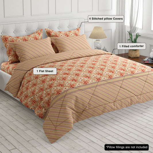 Xara 6-pcs comforter set 8649