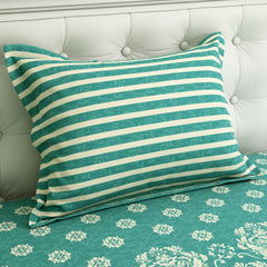 Xara Teal Damask Bed Sheet Set - 8656-8657