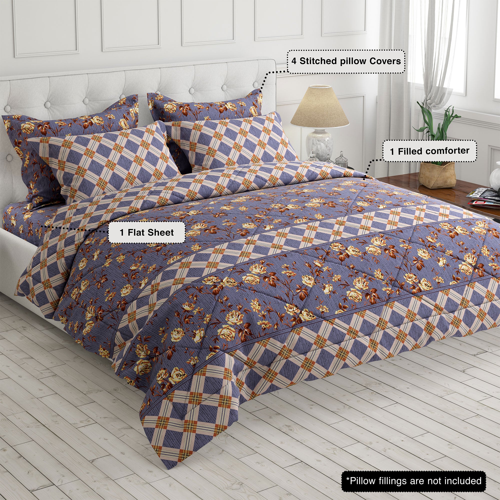 Xara 6-pcs comforter set 8669