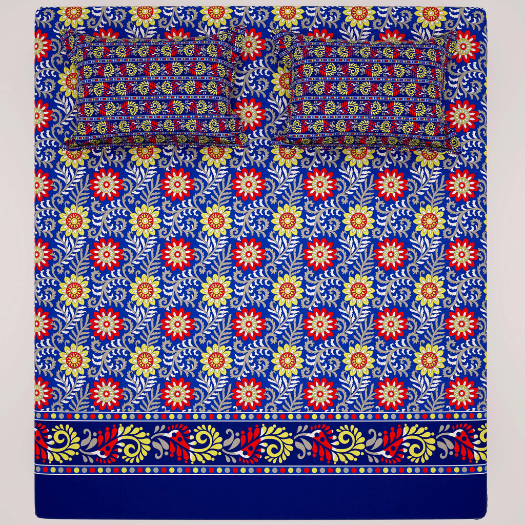 OCEAN FLORA Xara Bed Sheet Set
