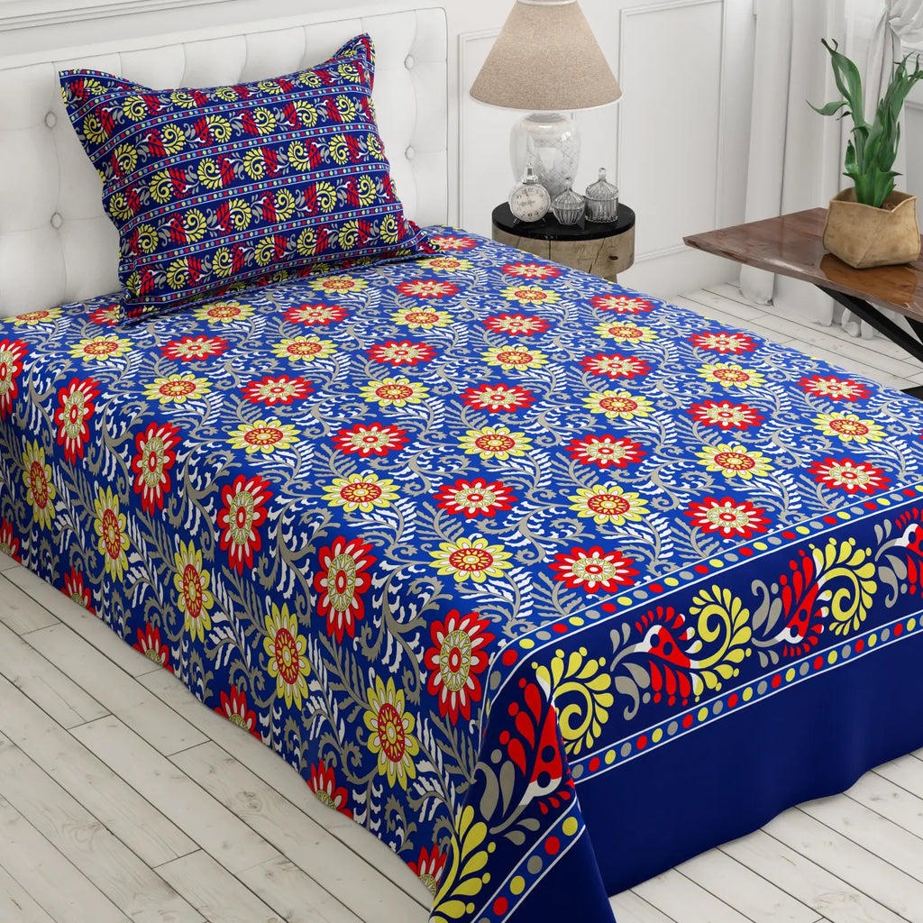 OCEAN FLORA Xara Bed Sheet Set