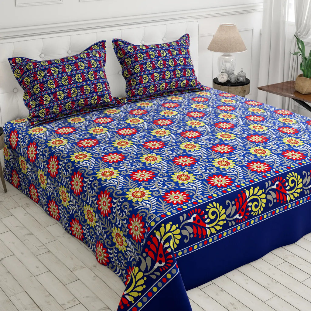 OCEAN FLORA Xara Bed Sheet Set