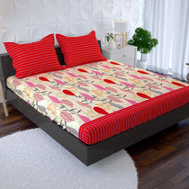 POPPY FEATHER Xara Fitted Bed Sheet Set