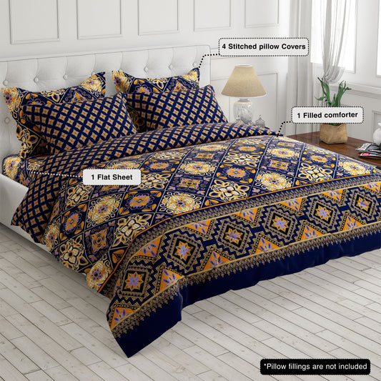 Xara 6-pcs comforter set 8758