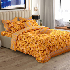 Xara 8 pcs king reversible quilt cover set bedsheet 8765