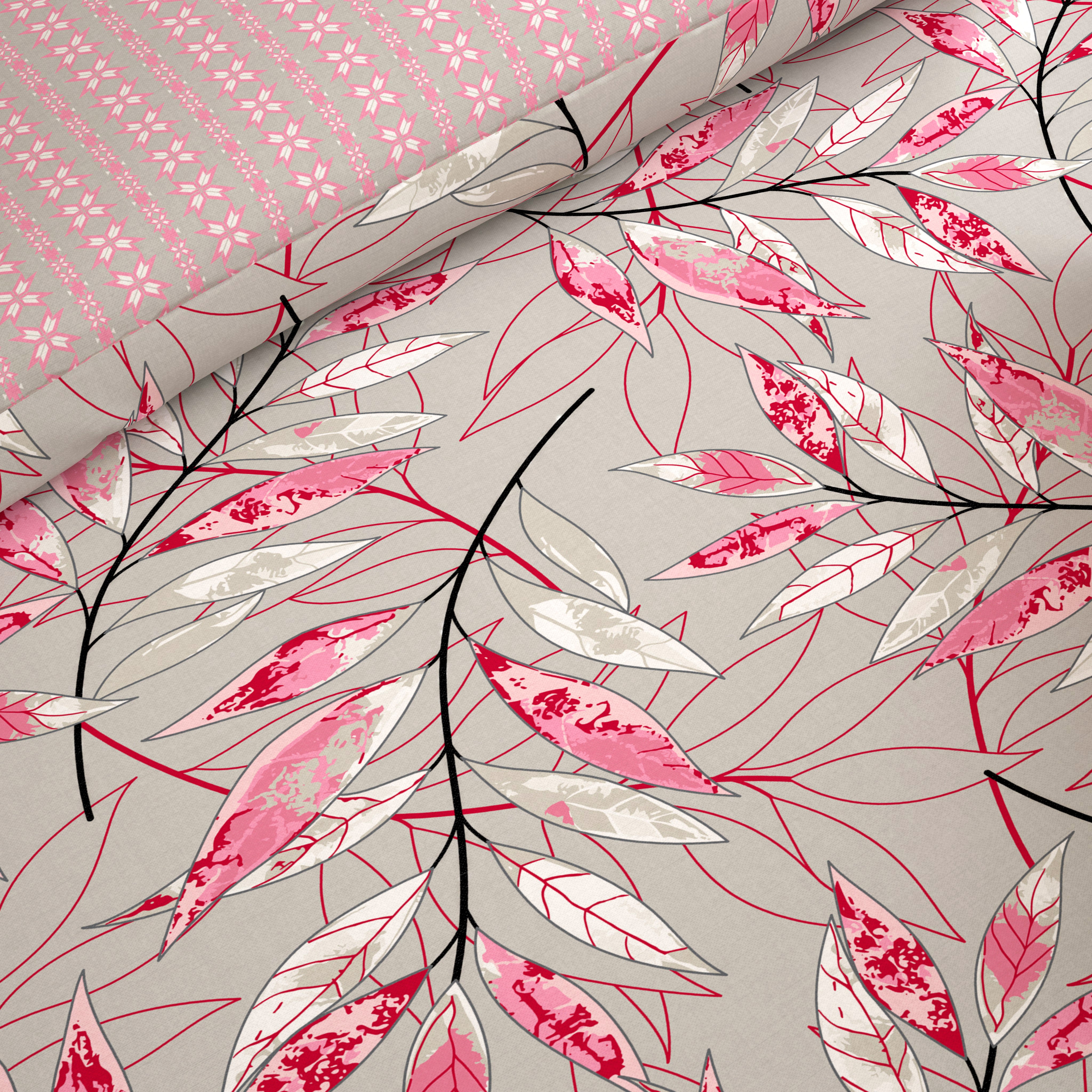 Xara 8 pcs king reversible quilt cover set bedsheet 8776