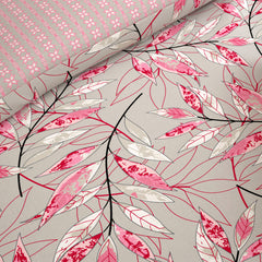 Xara 8 pcs king reversible quilt cover set bedsheet 8776