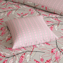Xara 8 pcs king reversible quilt cover set bedsheet 8776