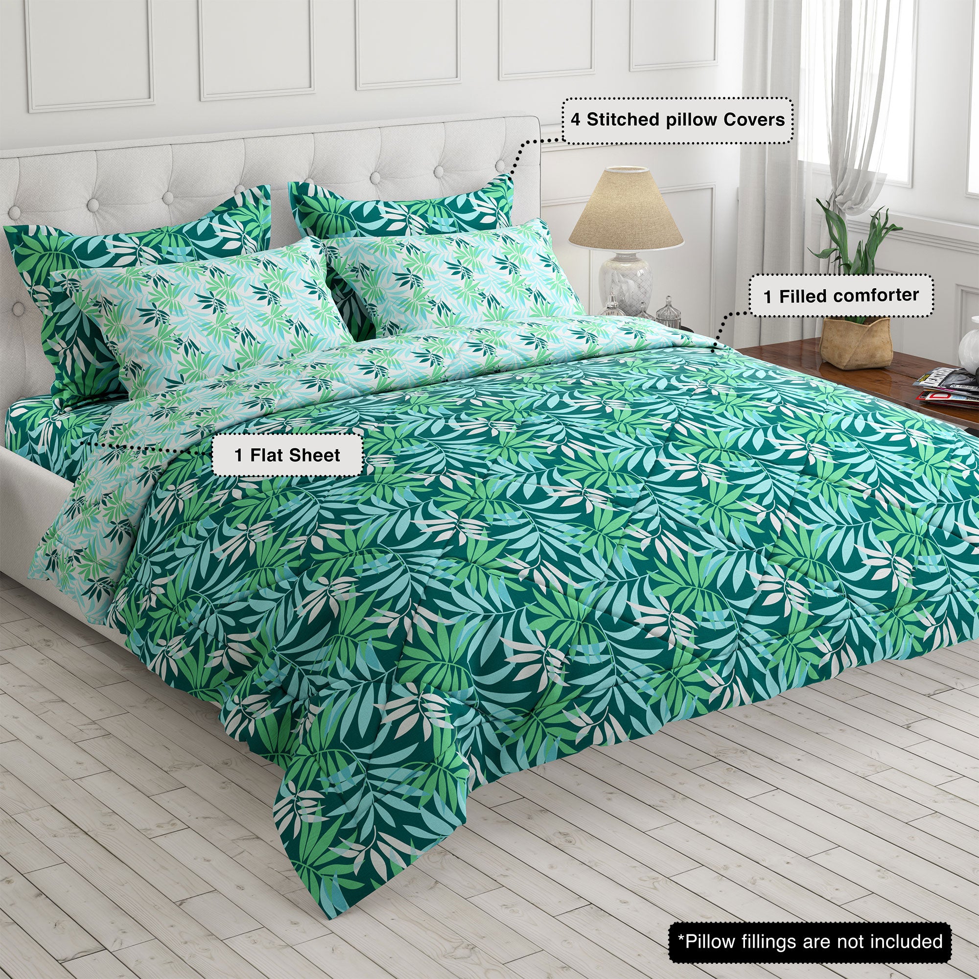 Xara 6-pcs comforter set 8779