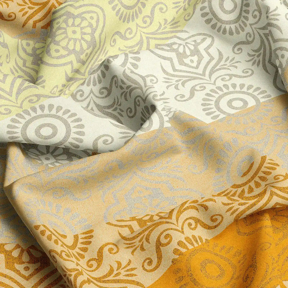 SUNSET MEDALLION STRIPES Xara Fitted Bed Sheet Set