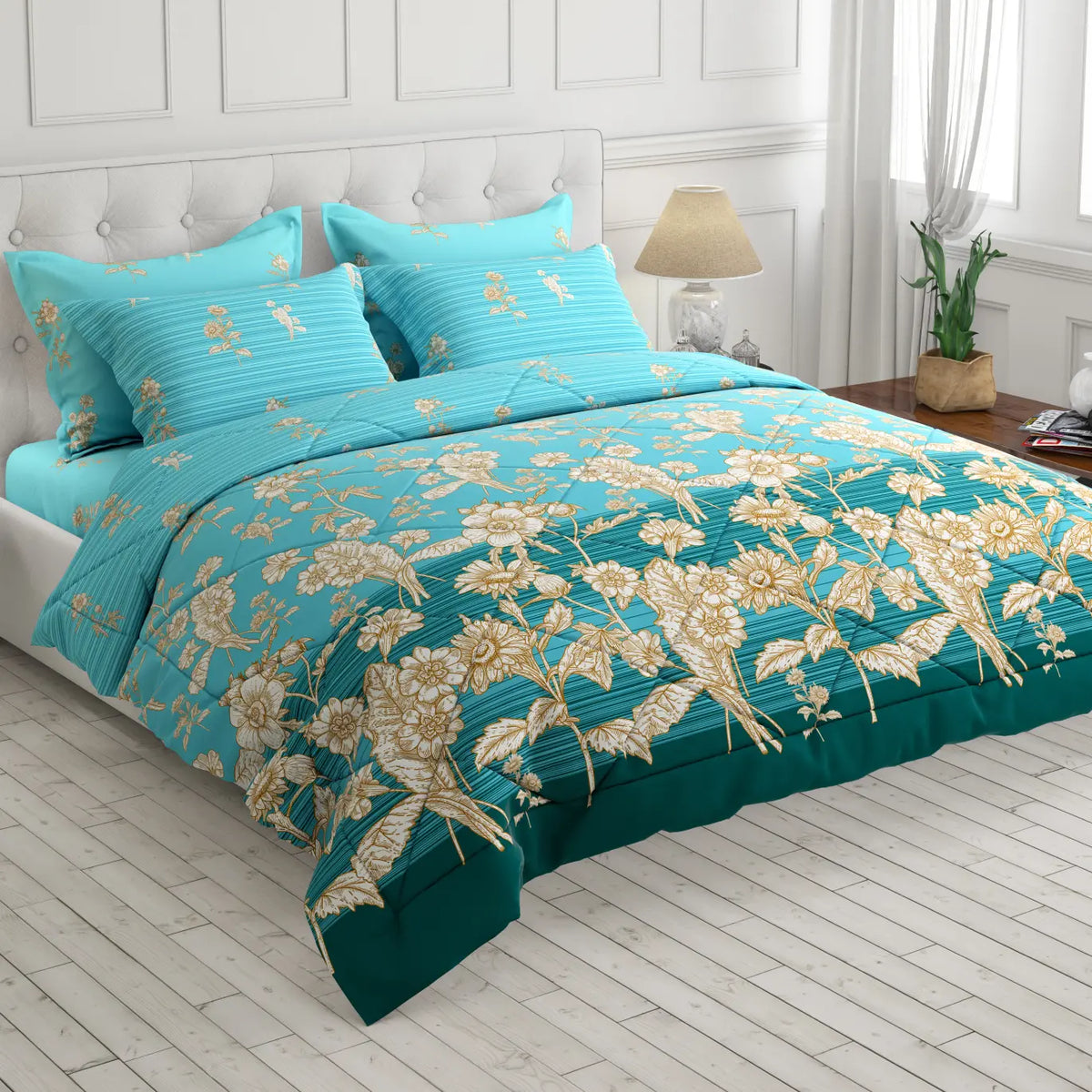 Xara 6-pcs comforter set 8804