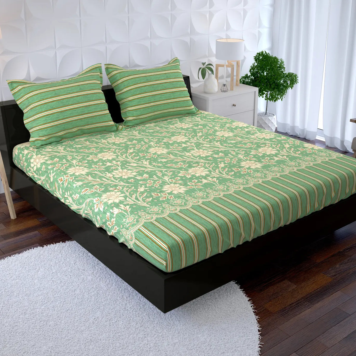 Xara Fitted Bed Sheet Set 8811-12
