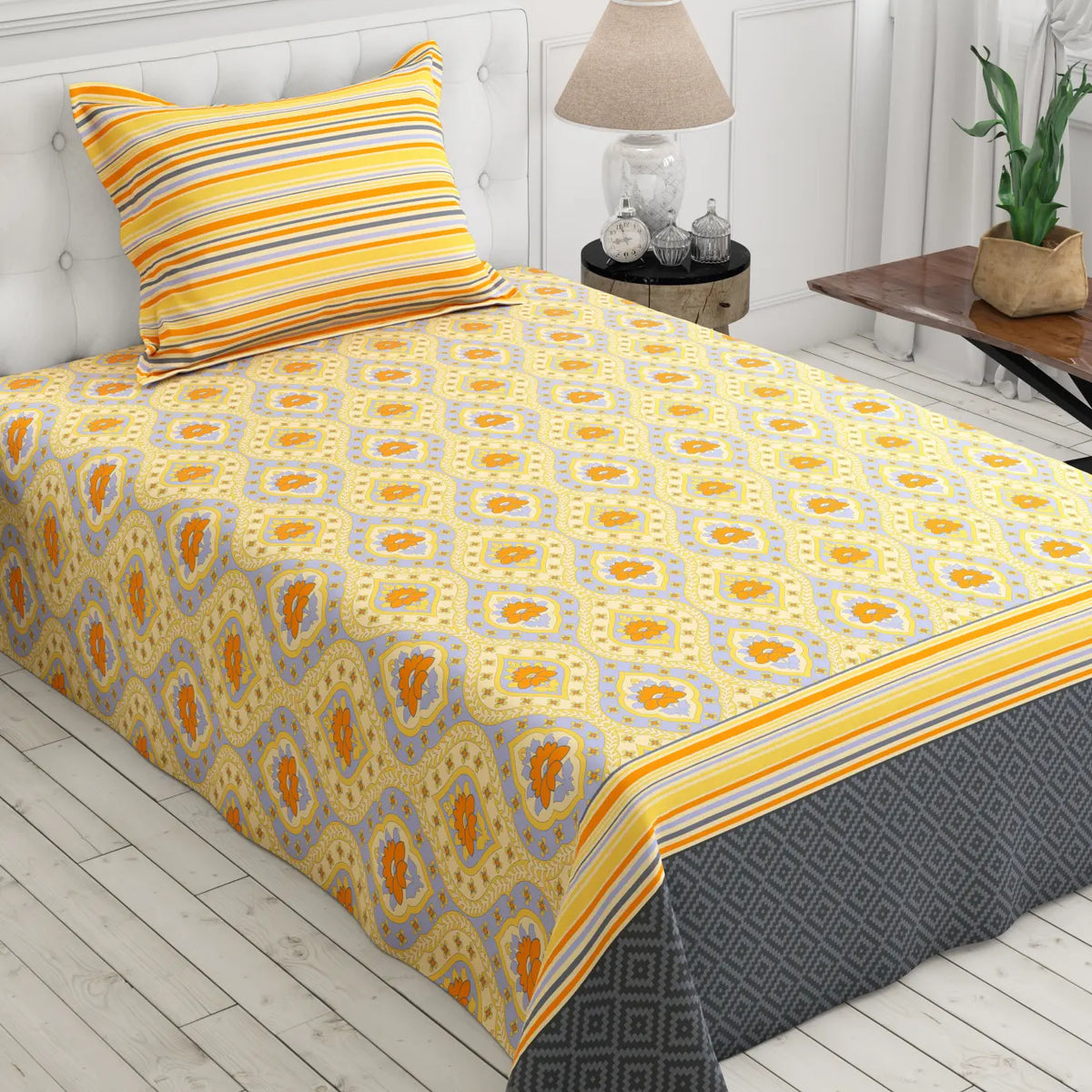 SUNNY GRID Xara Bed Sheet Set
