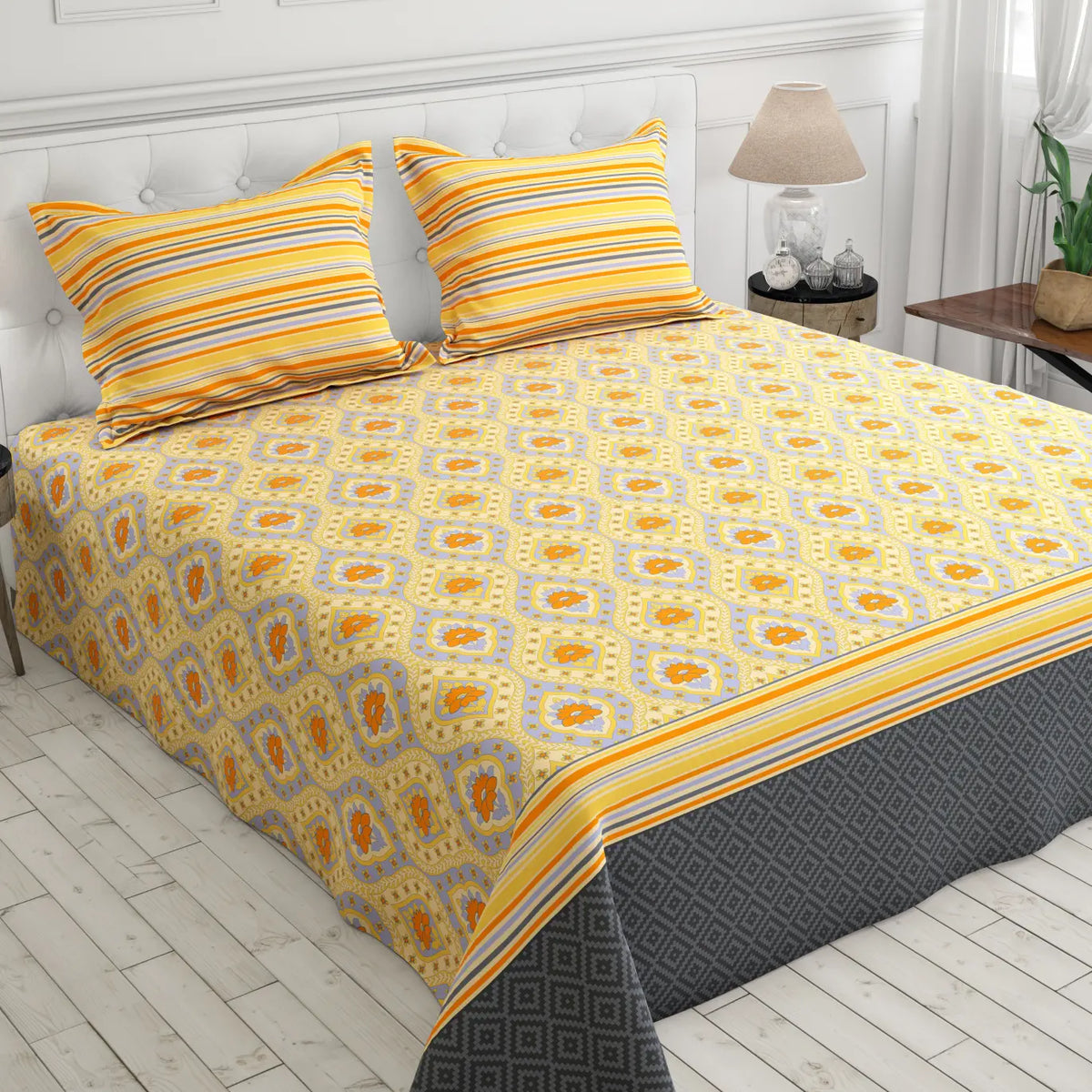 SUNNY GRID Xara Bed Sheet Set
