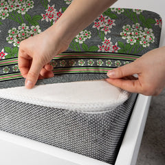 MOSS FLORAL Xara Fitted Bed Sheet Set