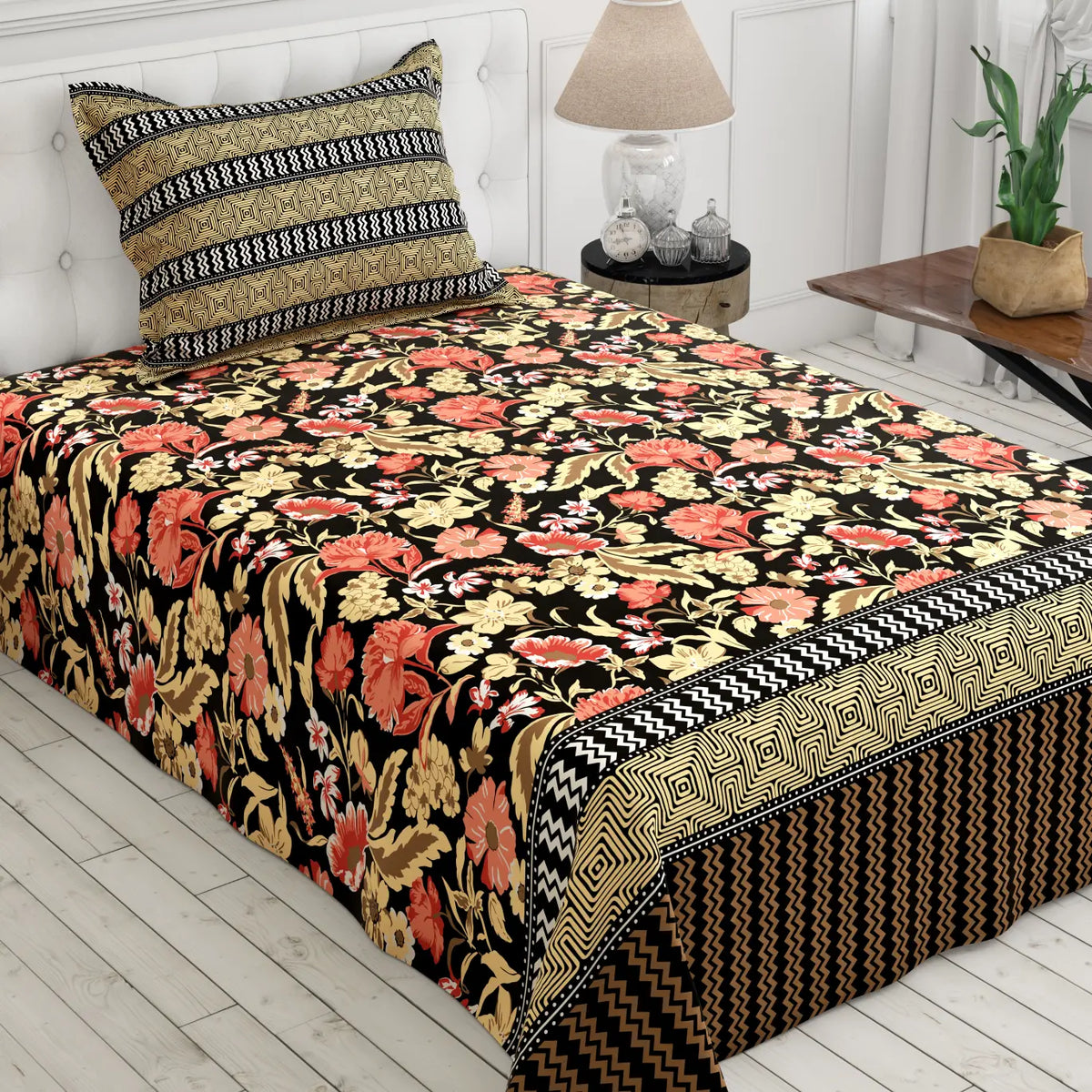 FLORAL BROCADE Xara Bed Sheet Set