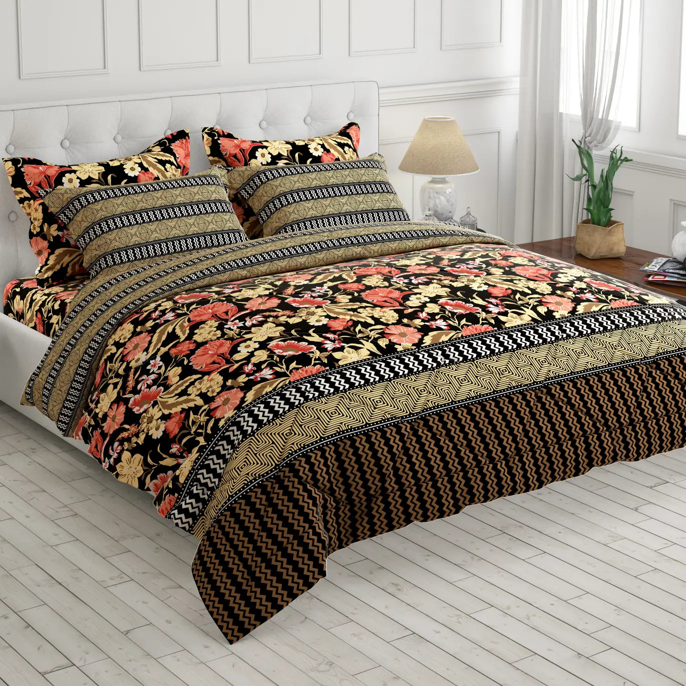 Xara 6-pcs comforter set 8852