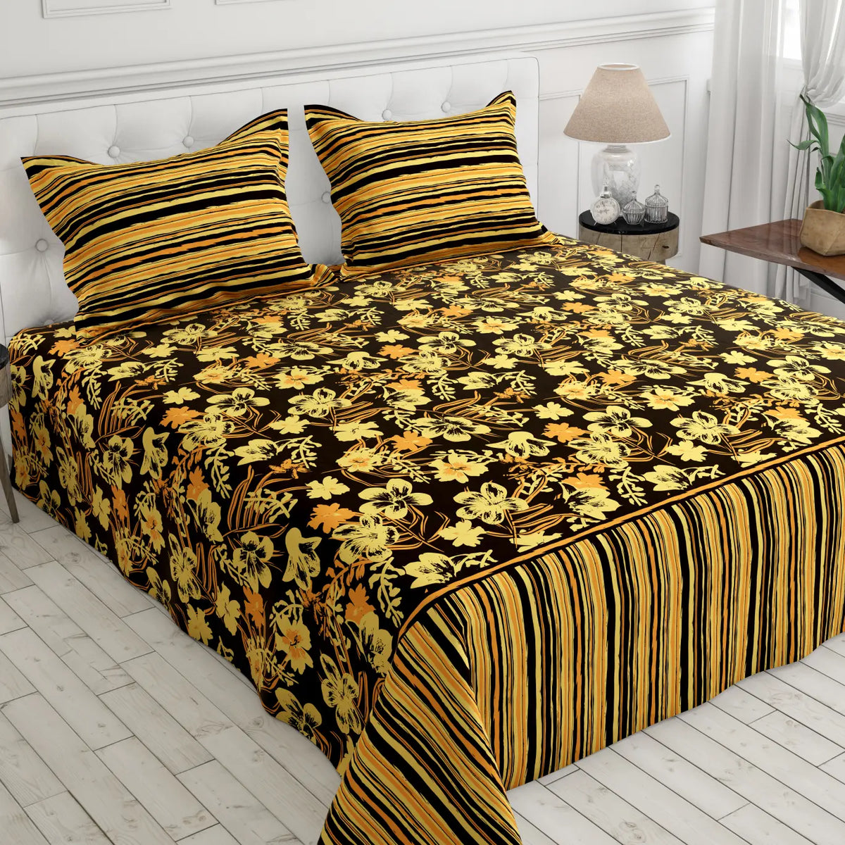 SUNSHINE BLOOM Xara Bed Sheet Set