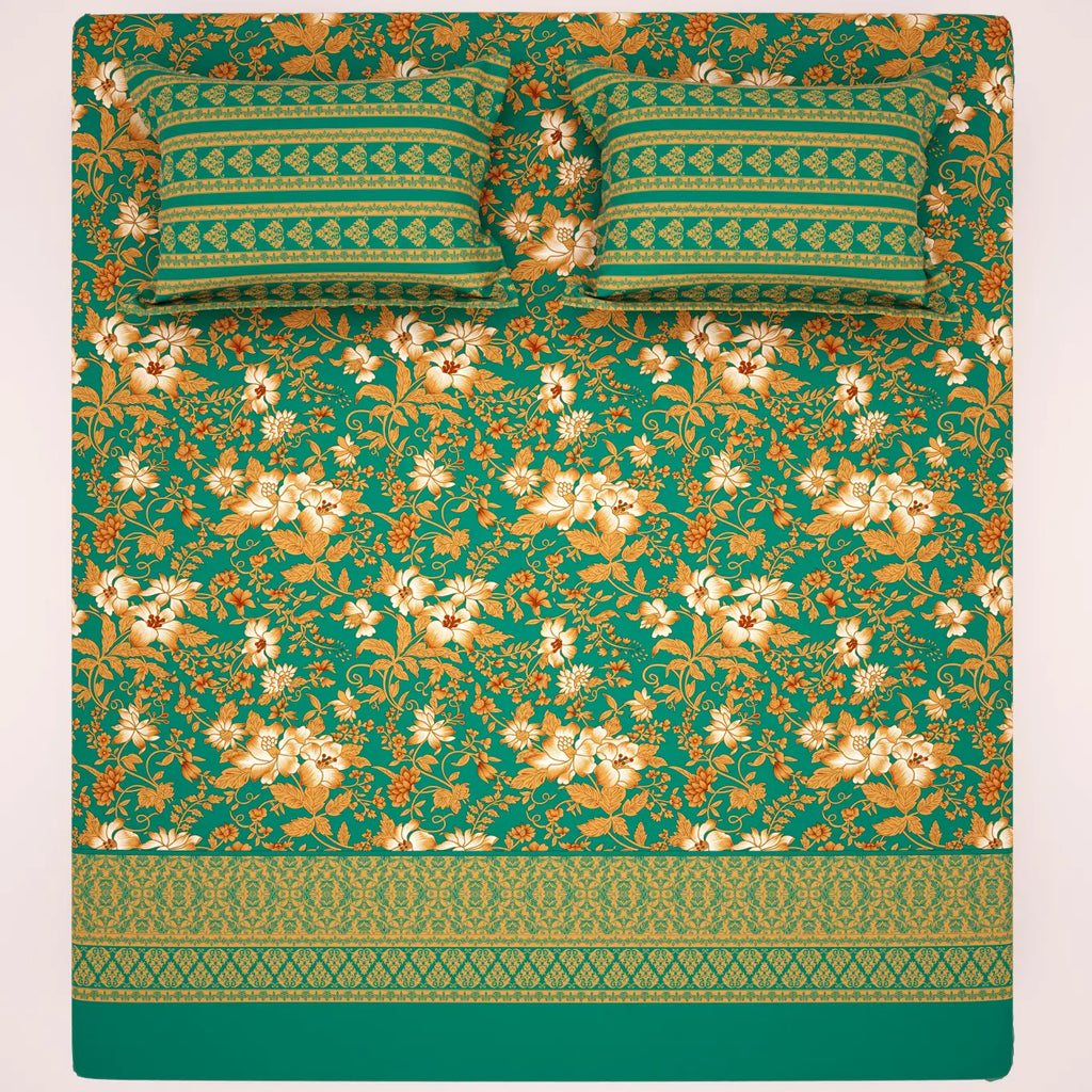 GREEN HARMONY  XARA BED SHEET SET
