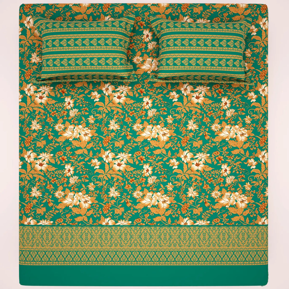 GREEN HARMONY  XARA BED SHEET SET