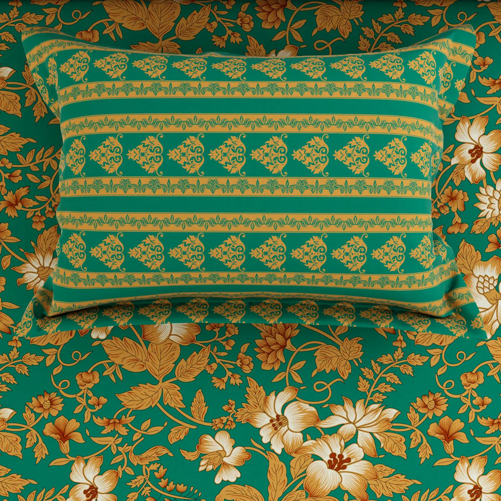GREEN HARMONY  XARA BED SHEET SET