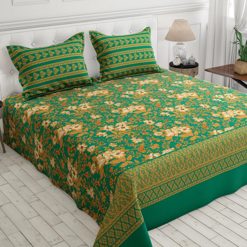 GREEN HARMONY  XARA BED SHEET SET