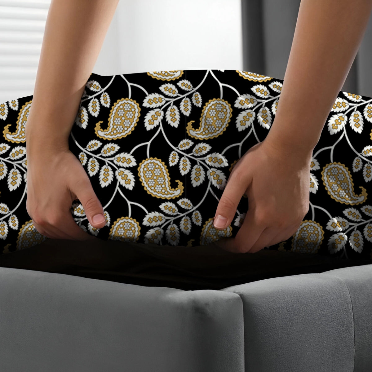 VENITIAN MARBLE  Xara Fitted Bed Sheet Set