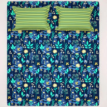 SAPPHIRE LEAF XARA BED SHEET SET
