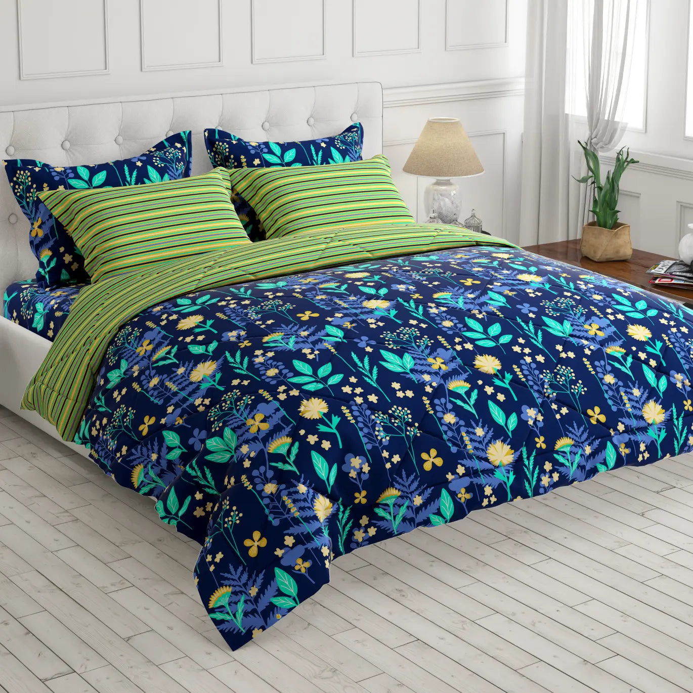 SAPPHIRE LEAF XARA  6-Pcs comforter set