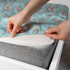 TEAL ROSES Xara Fitted Bed Sheet Set