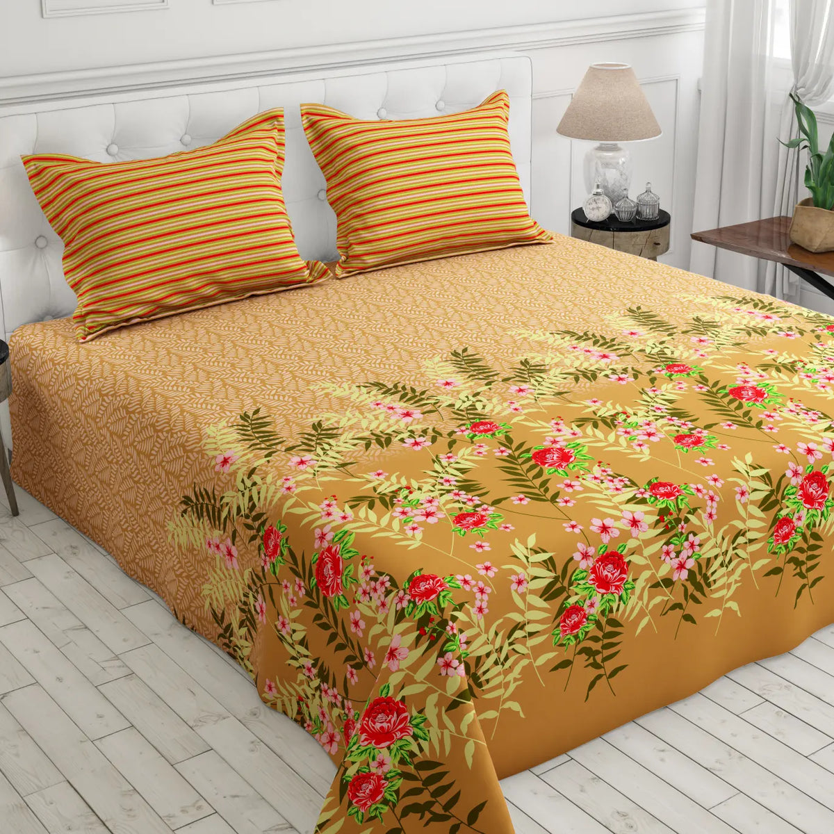 Bedsheet set with 2 pillowcases 8993