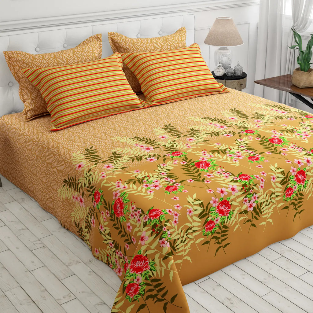 AUTUMN FLORAL XARA BED SHEET SET
