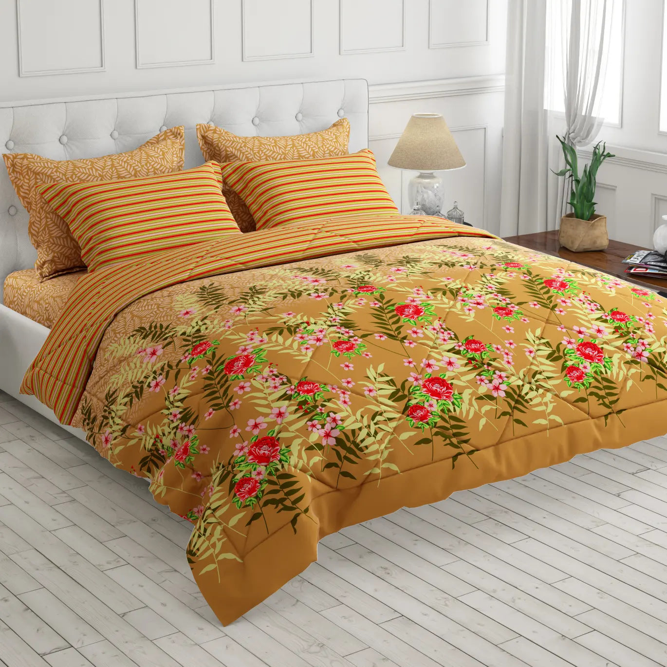 Xara 6-pcs comforter set 8993-8867