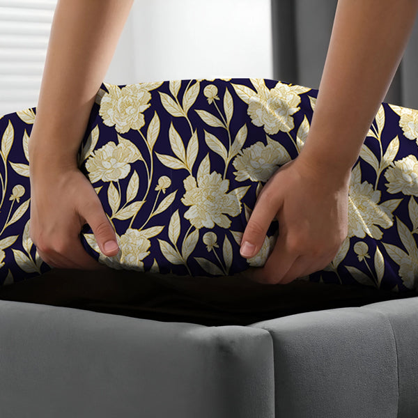 Royal Dusk Xara Fitted Bed Sheet Set