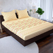 PETALS HAVEN Xara Fitted Bed Sheet Set
