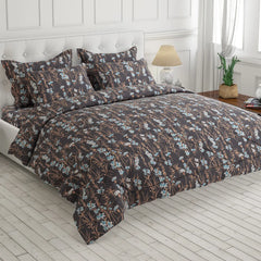 CHARCOAL GREY 6-Pcs Comforter Set