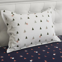 BLUE PRISM Sateen Bed Sheet Set