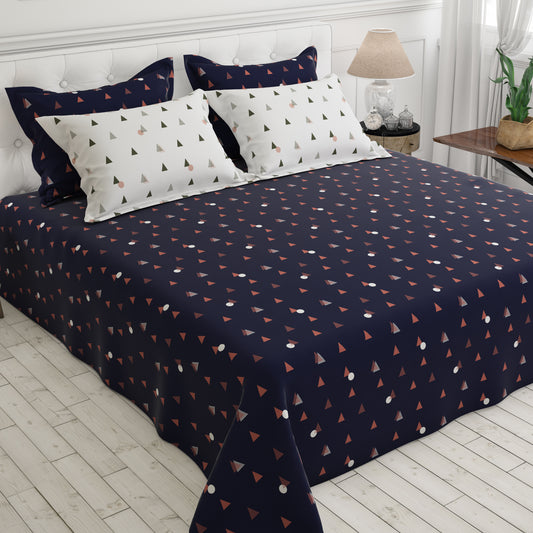 Sateen Bed Sheet Set - 9014