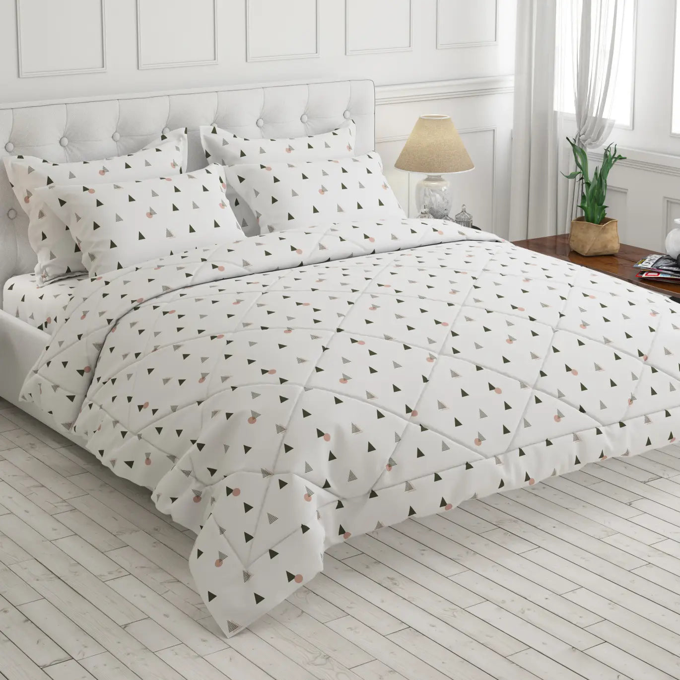 Sateen 6-pcs comforter set 9015