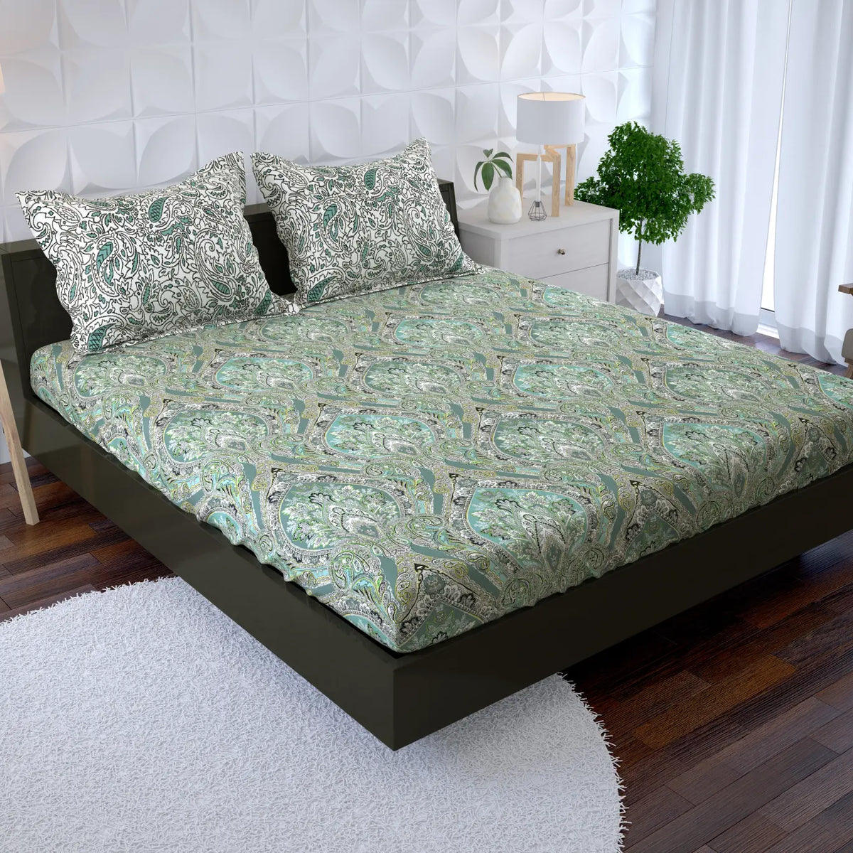 Xara Fitted Bed Sheet Set 9027-28 Main image