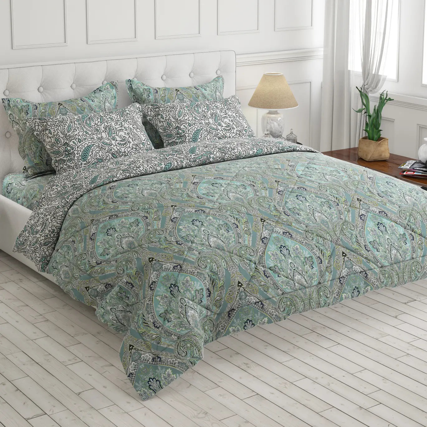 Xara 6-pcs comforter set 9027-28