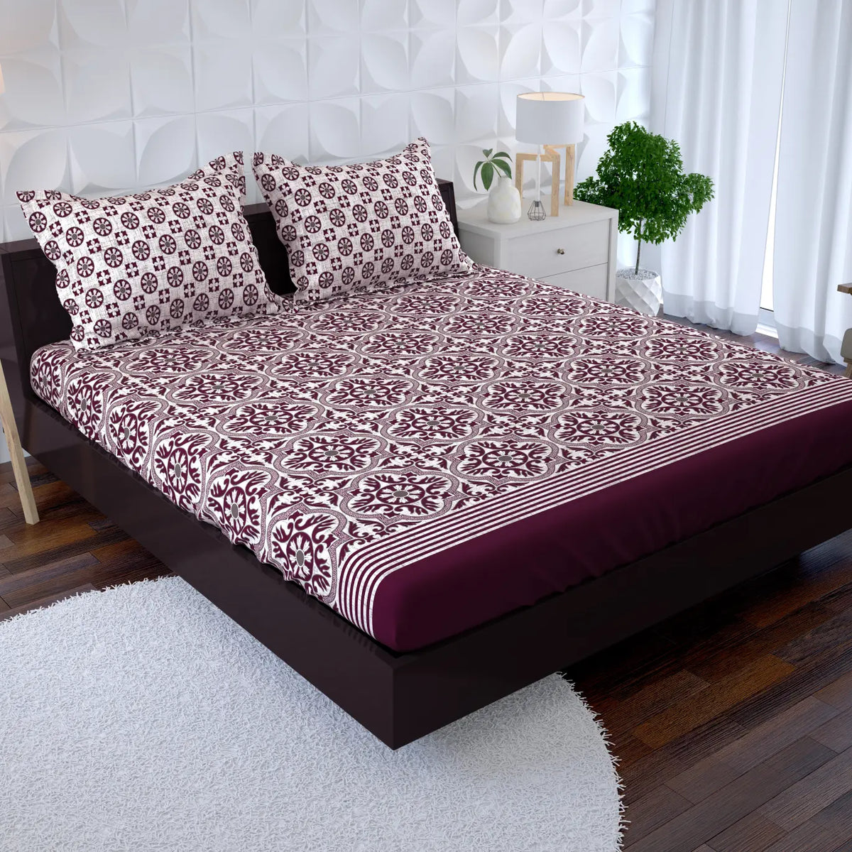 Xara Fitted Bed Sheet Set 9035-36