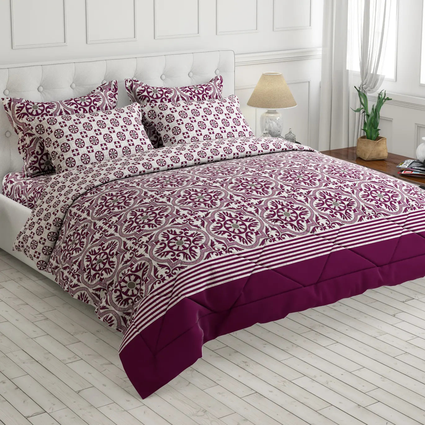 Xara 6-pcs comforter set 9035-36
