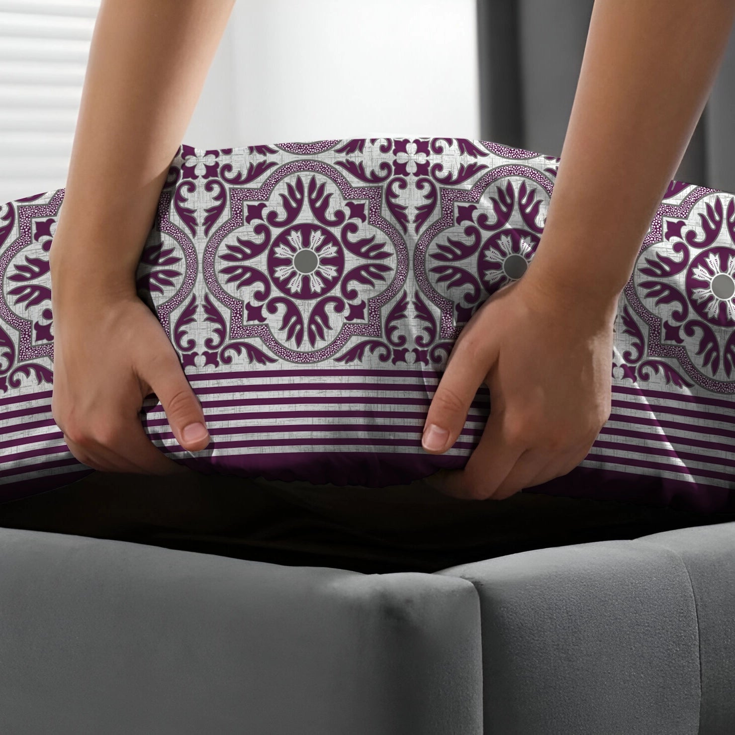Xara Fitted Bed Sheet Set 9035-36