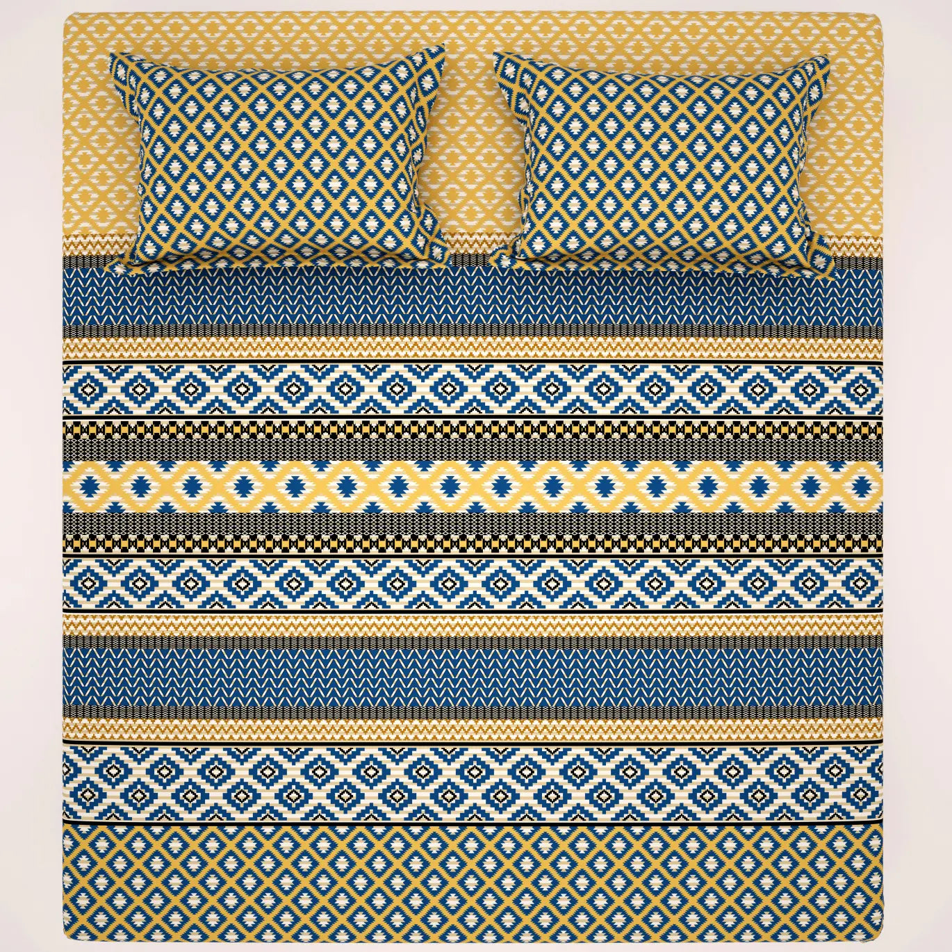 Xara Bed Sheet Set - 9047-48
