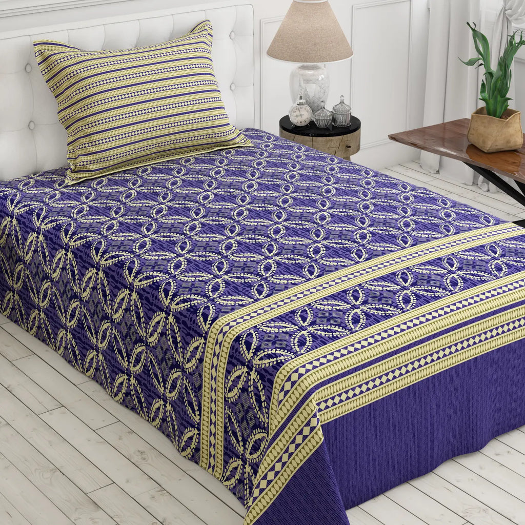 MAJESTIC BLUE XARA BED SHEET SET