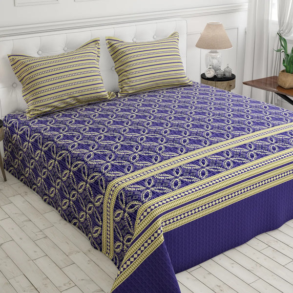 MAJESTIC BLUE XARA BED SHEET SET