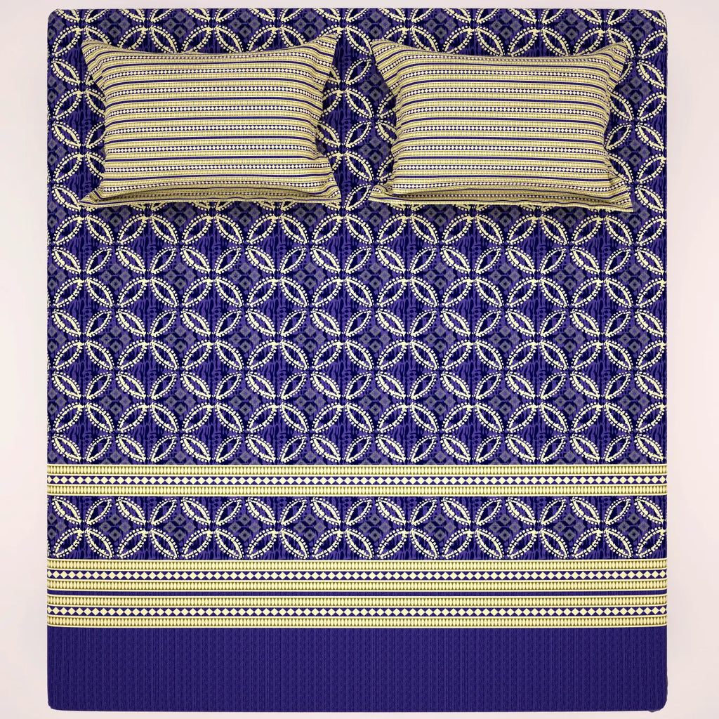 MAJESTIC BLUE XARA BED SHEET SET