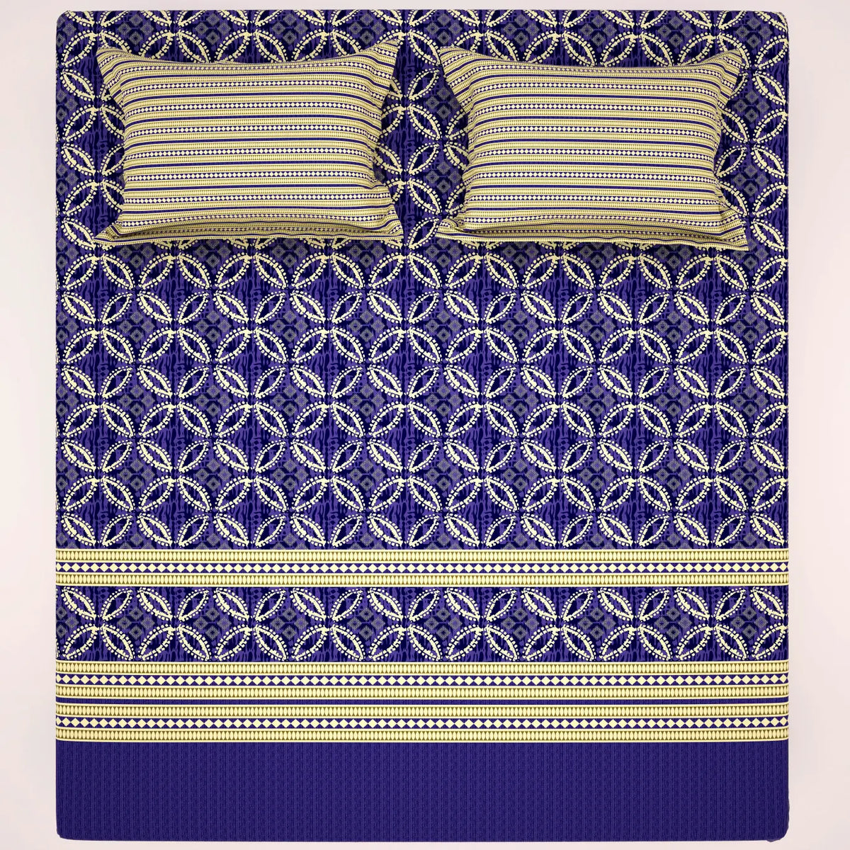 MAJESTIC BLUE XARA BED SHEET SET