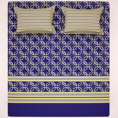 MAJESTIC BLUE XARA BED SHEET SET